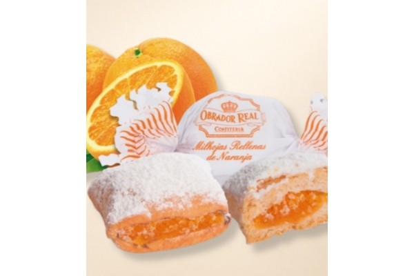 LATA CARRUSEL  MUSICAL REYES MAGOS  160 gr. Milhojas de Naranja