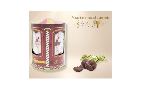 LATA CARRUSEL MUSICAL BAILARINAS Bombones 2