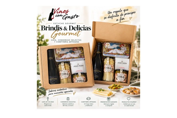 ESTUCHE BRINDIS & DELICIAS GOURMET