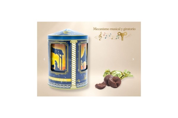 LATA CARRUSEL  MUSICAL REYES MAGOS  160 gr. Bombones 2